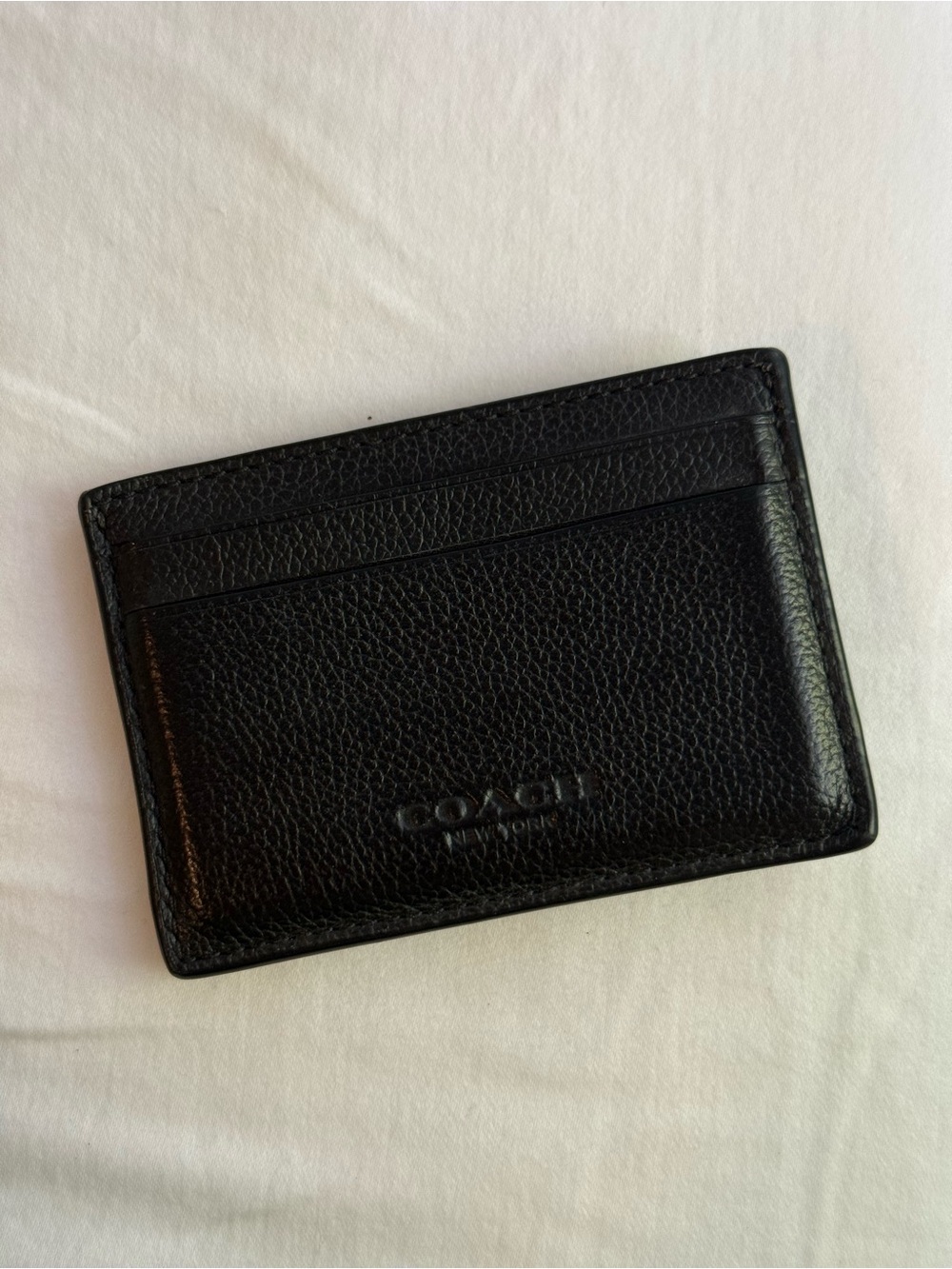 Coach Card Case With Money Clip